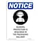 Signmission OSHA, Hearing Protection, 18in X 12in Rigid Plastic, 12" W, 18" H, Portrait, OS-NS-P-1218-V-13408 OS-NS-P-1218-V-13408 - alternate 1